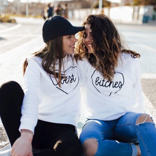 Pack 2 Sudaderas Best Bitches