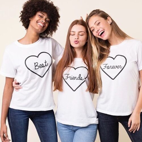 Pack 3 Camisetas 'Best Friends Forever'