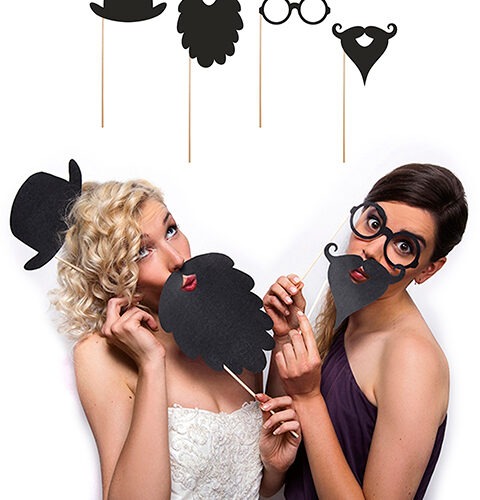 4 photo props gentleman