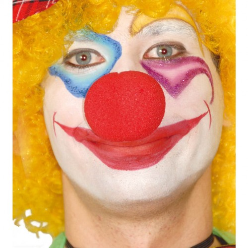 Nariz roja espuma payaso 5 cms