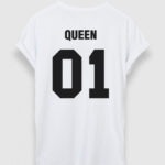 Camiseta 'Queen/King' número personalizada