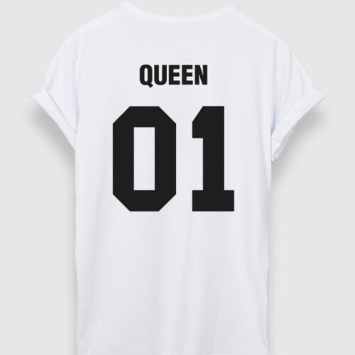 Camiseta 'Queen/King' número personalizada