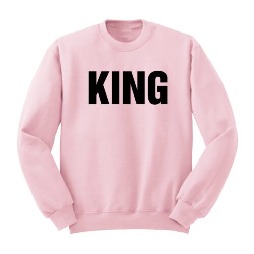 Sudadera King rosa