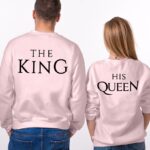 Pack 2 Sudaderas 'The King & His Queen' rosa