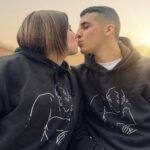 Pack 2 Sudaderas con capucha silueta con foto personalizada
