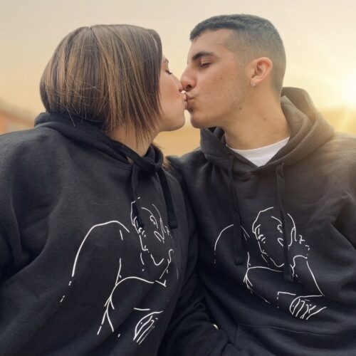 Sudaderas silueta personalizada foto