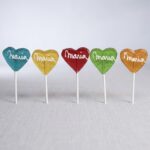 Piruleta Corazón Grande personalizado